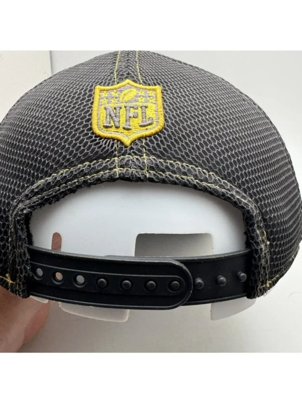 Minnesota Vikings Snapback Hat Youth New Era 9FORTY NFL Mesh Trucker Cap Gray